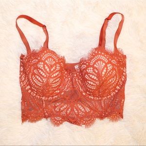 Burnt orange Victoria secret bralette